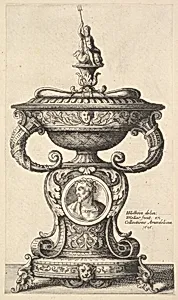 Two handled cup by Wenceslaus Hollar|Hans Holbein the Younger