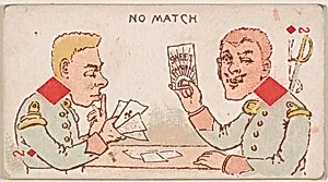 Two of Diamonds, No Match, from Harlequin Cards, 2nd Series (N220) issued by Kinney Bros. by Kinney Brothers Tobacco Company