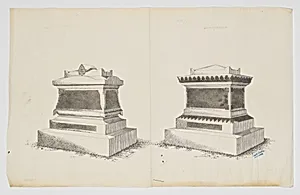 Two Sarcophagus Designs, Nos. 1368 and 1367