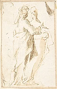 Two Standing Figures