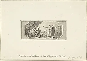 Tymicha and Millius before Dionysius