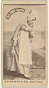 Ulmer, from the Actors and Actresses series (N171) for Old Judge Cigarettes by Goodwin & Company