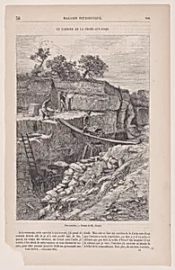 Une carrière; from Magasin Pittoresque by François Rouget|Charles Jacque