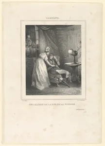 Une maison de la rue de la Victoire, from "L'Artiste"