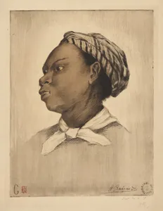 Une Negress d'après Eva Gonzalès (A Negress, after Eva Gonzalès)