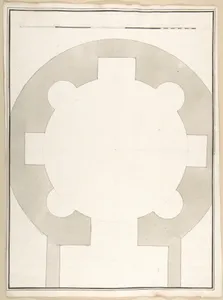Unlabeled Plan of the Tempio della Speranza (same Building as Accession Number 60.632.44)