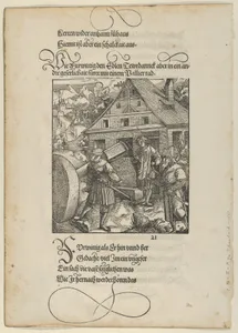 Urged by Fürwittig, Theurerdanck Tries to Manipulate a Polishing Stone, from Theurerdanck