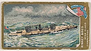 U.S. Monitor Terrror, from the Naval Vessels of the World series (N226) issued by Kinney Bros. by Kinney Brothers Tobacco Company