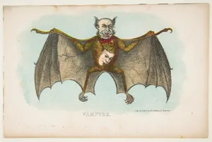 Vampyre, from The Comic Natural History of the Human Race