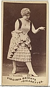 Varonia, from the Actors and Actresses series (N45, Type 1) for Virginia Brights Cigarettes by Allen & Ginter