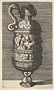 Vase with a Sacrificial Scene by Claes Jansz. Visscher|René Boyvin|Polidoro da Caravaggio|Rosso Fiorentino|Frederick de Wit