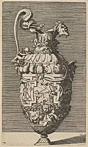 Vase with Helios or Phaeton on the Chariot of the Sun by Frederick de Wit|Rosso Fiorentino|René Boyvin|Claes Jansz. Visscher