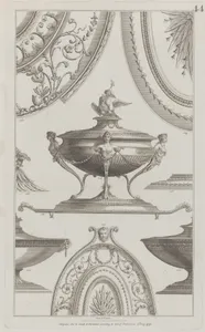 Vases and Vessels, nos. 248–254, plate 44 from "Designs for Various Ornaments"