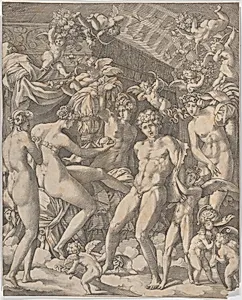 Venus and Mars with Cupid and the Three Graces