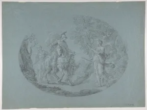 Venus Disguised as a Huntress Appears to Aeneas (Aeneid I: 305 ff.)