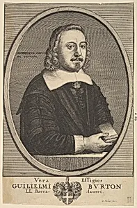 Vera Effigies Guilielmi Burton / L.L. Baccalaurei by Wenceslaus Hollar|William Burton