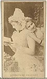 Verbotene Fruchte, from the Actors and Actresses series (N145-8) issued by Duke Sons & Co. to promote Duke Cigarettes by W. Duke, Sons & Co.|American Tobacco Company