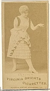Verona, from the Actors and Actresses series (N45, Type 1) for Virginia Brights Cigarettes by Allen & Ginter