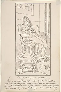 Vestal Maiden Asleep in a Chair