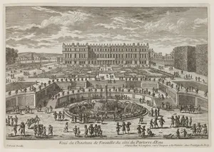 Veue du chasteau de Versailles (View of Versailles, garden facade)