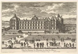 Veüe du Château de Richelieu du Côté du Parc