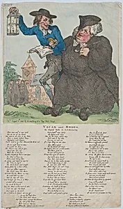 Vicar & Moses by Hannah Humphrey|Thomas Rowlandson