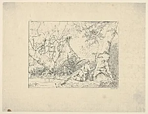 Vicksburg Canal (from Confederate War Etchings)