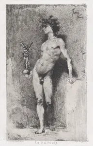 Portrait of Adolphe Goupil|Auguste Delâtre|Mariano Fortuny, 1838–1874
