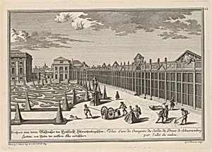 Viererleÿ Vorstellungen angenehm-und zierlicher Grundrisse folgender Lustgärten ausser der Residenz-Stadt Wienn.. by Salomon Kleiner|Johann Andreas Pfeffel|Johann Gottlieb Thelot|Regensus|Georg Daniel Heümann|Johann August Corvinus|Johann Bernhard Hattinger|Georg Lichtensteger