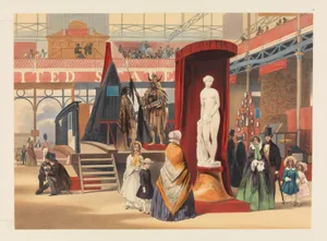 View in the East Nave (The Greek Slave, by Power [sic]; from Recollections of the Great Exhibition)