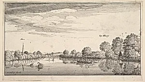 View Near Albury by Wenceslaus Hollar