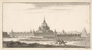 View of a Town, plate X from Livre de paysages dédié à Monsieur de Beringhen