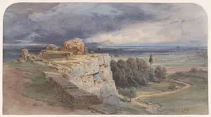 View of Norba from the North, towards San Felice Circeo