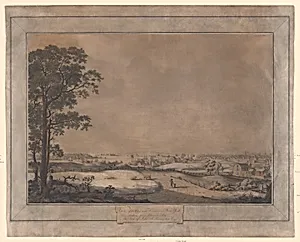 View of the City and Harbour of New York taken from Mount Pitt, the Seat of John R. Livingston, Esq. by Charles B. J. F. de Saint-Mémin