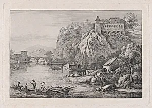 View of the Convent of the Barefooted Carmelites