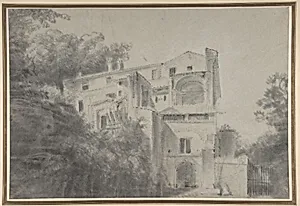 View of the Palazza Madama, Rome (?)