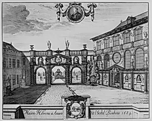 View of the Rubenshuis in Antwerp