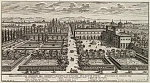 View of the Villa Medici