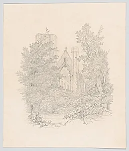 View of the West Facade of Dunkeld Cathedral