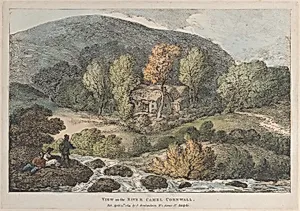 View on the River Camel Cornwall by Thomas Rowlandson