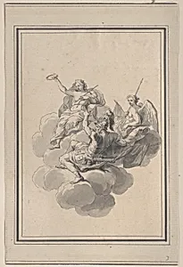 Vignette from the Galerie des Glaces, Versailles
