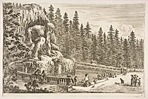 Villa of Pratolino: The Appenino by Stefano della Bella