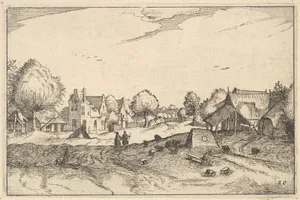 Village Road, plate 20 from "Regiunculae et Villae Aliquot Ducatus Brabantiae"