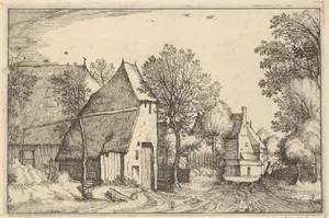 Village Road, plate 3 from "Regiunculae et Villae Aliquot Ducatus Brabantiae"