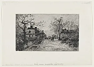 Village Street in Artemare (Ain)