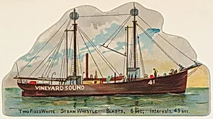 Vineyard Sound, from the Lighthouses series (N119) issued by Duke Sons & Co. to promote Honest Long Cut Tobacco by W. Duke, Sons & Co.|The Giles Company