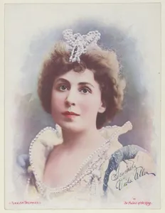 Viola Allen in The Palace of the King, from the Actresses series (T1), distributed by the American Tobacco Co. to promote Turkish Trophies Cigarettes