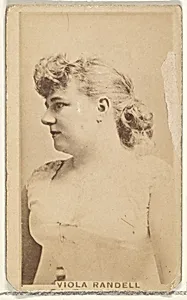 Viola Randell, from the Actors and Actresses series (N45, Type 1) for Virginia Brights Cigarettes by Allen & Ginter