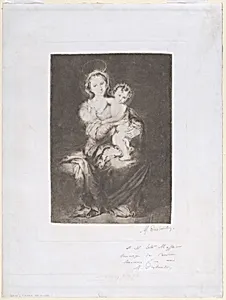 Virgin and Child, after Murillo