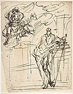 Virgin and Child Appearing to Saint Paul